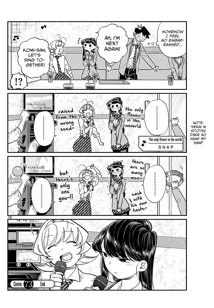 Komi-san wa Komyushou Desu Chapter 73 18